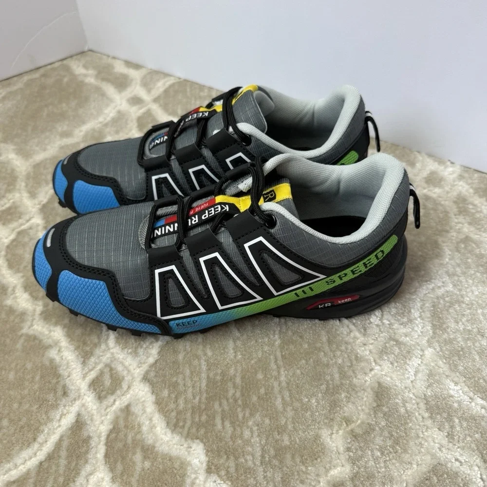 Men's Trail Running Shoes‎ Outdoor Trekking Climbing Non-Slip Hiking  Sz 8 NEW
